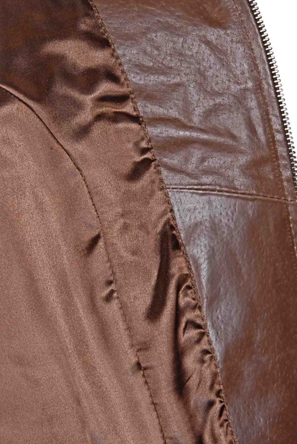 detail Kožená dámská bunda